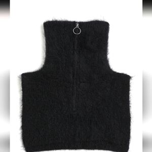 H&M Mohair-Blend  Black Turtleneck Collar One- Size NWT